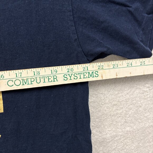 VTG LightHouse Preservation Society Shirt Mens XL Made in USA Blue Graphic Cozy - Picture 4 of 6